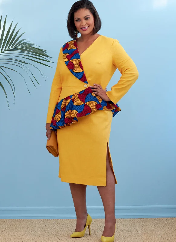 Plus size women's wool blend coats for a warm and stylish winterButterick Jacket, Skirt and Trousers B6739 Plus size women's wool blend coats for a warm and stylish winterButterick Jacket, Skirt and Trousers B6739