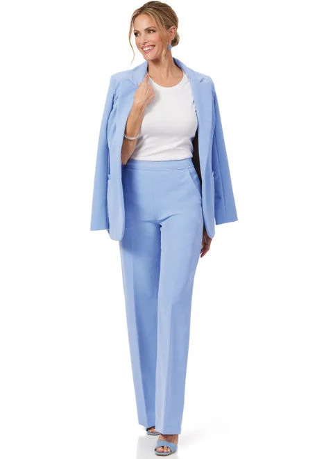 Women's knee - length wool blend coats with a fur collar for added warmthButterick Jacket, Skirt, Trousers B6933