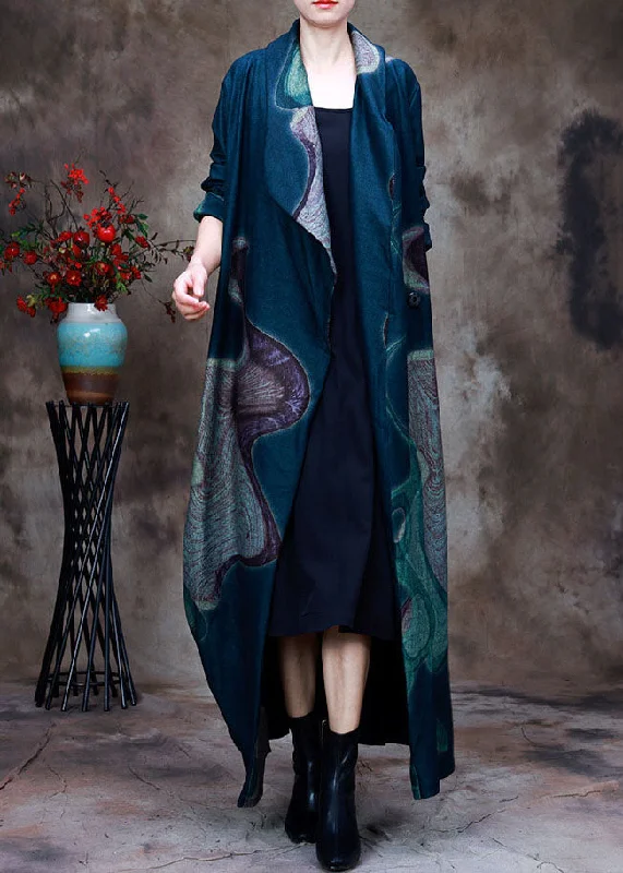 Mid - length women's down coats in a slim fit for a modern and sleek appearanceCasual light Green Peter Pan Collar print Woolen Trench coats Spring Mid - length women's down coats in a slim fit for a modern and sleek appearanceCasual light Green Peter Pan Collar print Woolen Trench coats Spring
