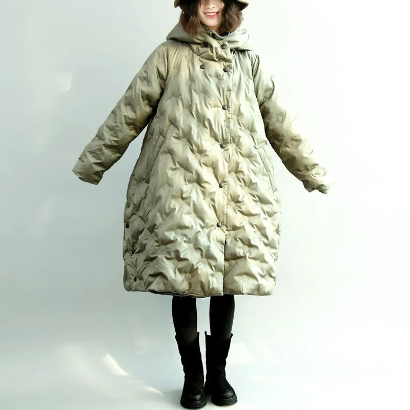 Women's reversible down coats with two - tone designs for versatile stylingCasual tea green winter parkas warm down coats oversized quilted coat top quality A shape outwear Women's reversible down coats with two - tone designs for versatile stylingCasual tea green winter parkas warm down coats oversized quilted coat top quality A shape outwear