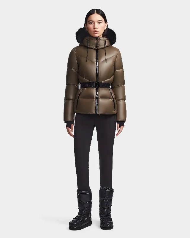 Women's faux fur coats in bright colors for a bold fashion statementChristelle S