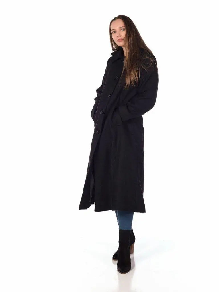 Women's reversible down coats with two - tone designs for versatile stylingFaux Wool Longline Hooded Winter Coat Women's reversible down coats with two - tone designs for versatile stylingFaux Wool Longline Hooded Winter Coat