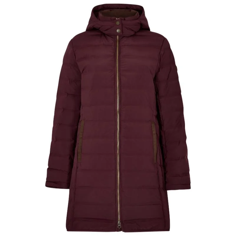 Women's pea coats with brass buttons for a nautical - inspired styleDubarry Ballybrophy Ladies Down Coat - Oxblood Women's pea coats with brass buttons for a nautical - inspired styleDubarry Ballybrophy Ladies Down Coat - Oxblood