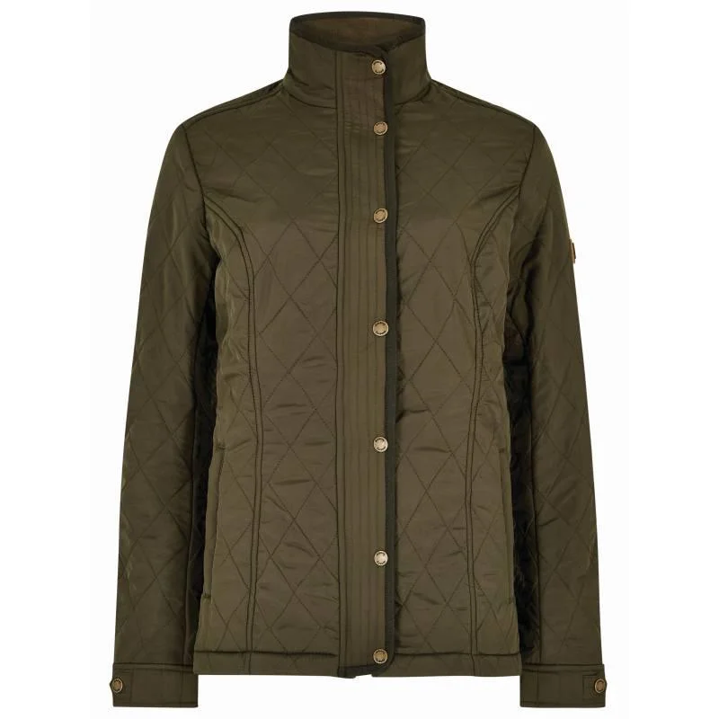 Checkered women's wool coats in a classic pattern for a timeless styleDubarry Camlodge Ladies Quilted Jacket - Olive Checkered women's wool coats in a classic pattern for a timeless styleDubarry Camlodge Ladies Quilted Jacket - Olive