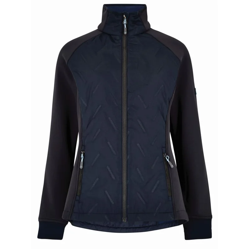 Oversized women's wool coats in a monochromatic look for a trendy outfitDubarry Ferndale Ladies Hybrid Jacket - Navy