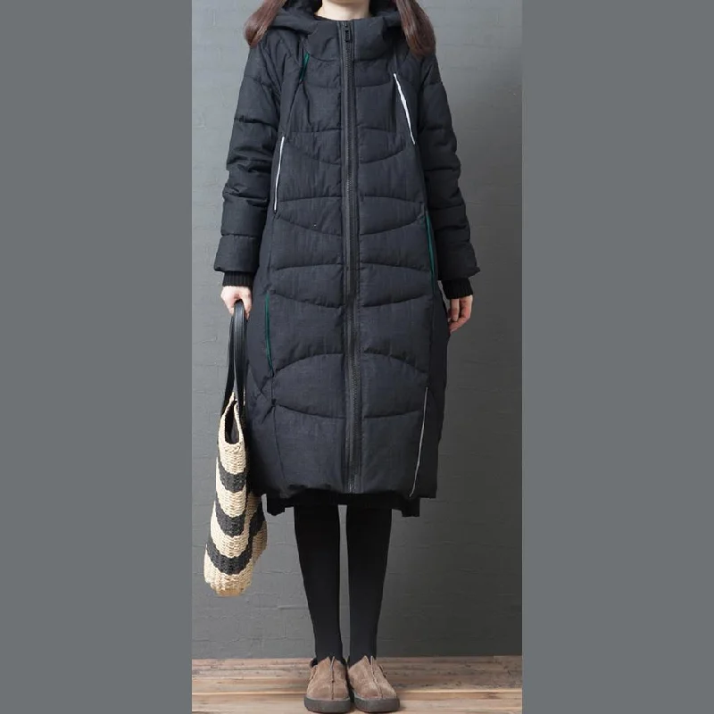 Women's cropped leather coats with silver studs for an edgy lookElegant black winter parkas casual warm hooded zippered overcoat Women's cropped leather coats with silver studs for an edgy lookElegant black winter parkas casual warm hooded zippered overcoat