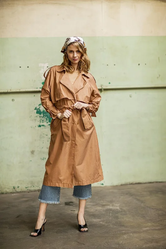 Plus size women's wool blend coats for a warm and stylish winterFibre Mood Martha Trench Coat Plus size women's wool blend coats for a warm and stylish winterFibre Mood Martha Trench Coat