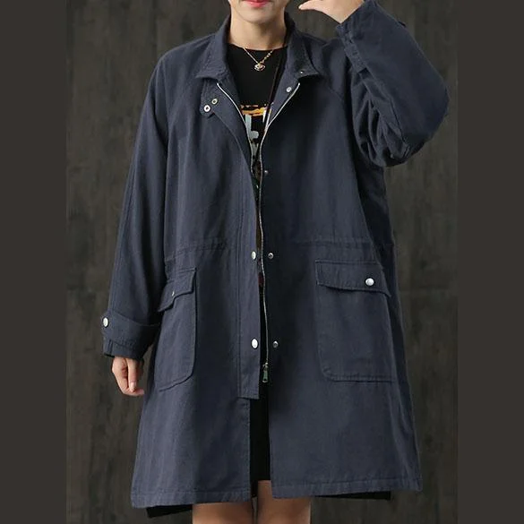 Hooded women's puffer coats in neon colors for high - visibility sportsFine navy Coats casual coat fall coat big pockets Hooded women's puffer coats in neon colors for high - visibility sportsFine navy Coats casual coat fall coat big pockets