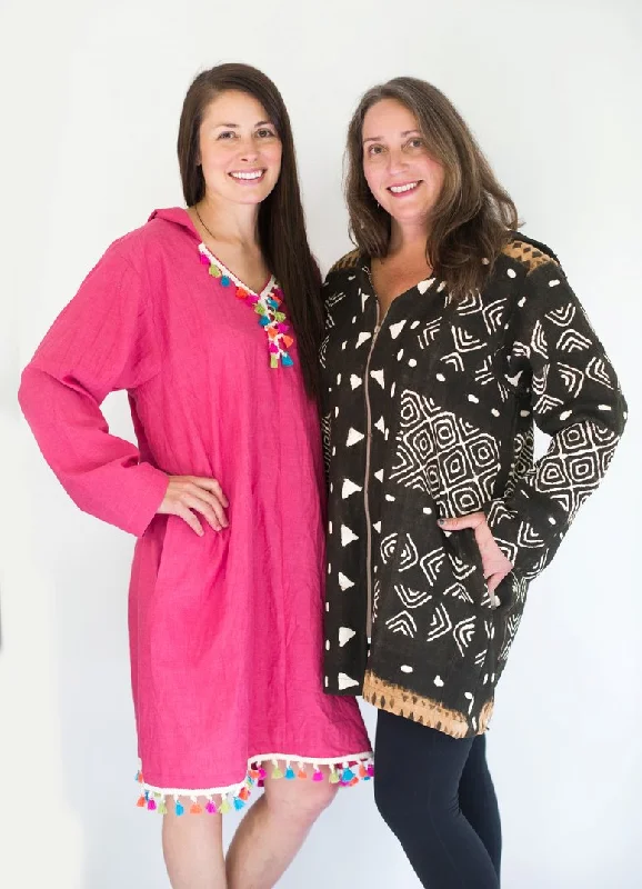 Water - resistant women's trench coats with adjustable cuffs for rainy daysFolkwear 157 Unisex Moroccan Djellaba