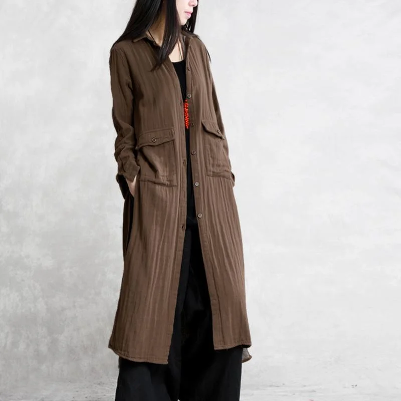 Women's faux fur coats in bright colors for a bold fashion statementFrench side open cotton outwear Omychic Sleeve khaki coats spring Women's faux fur coats in bright colors for a bold fashion statementFrench side open cotton outwear Omychic Sleeve khaki coats spring