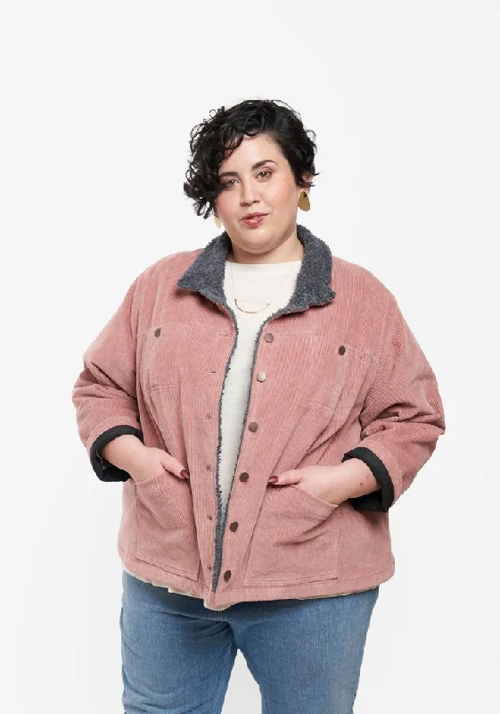 Women's reversible down coats with two - tone designs for versatile stylingGrainline Studio Thayer Jacket Women's reversible down coats with two - tone designs for versatile stylingGrainline Studio Thayer Jacket