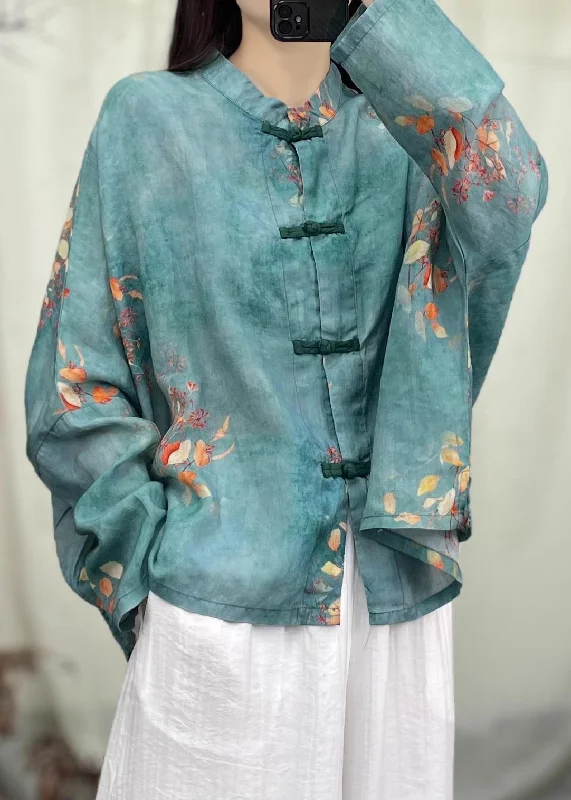 Women's faux fur coats in bright colors for a bold fashion statementGreen Print Patchwork Linen Coat O Neck Long Sleeve Women's faux fur coats in bright colors for a bold fashion statementGreen Print Patchwork Linen Coat O Neck Long Sleeve