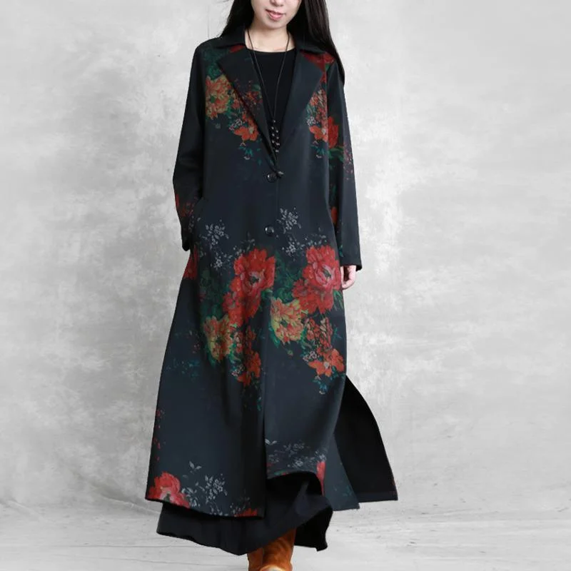 Petite women's wool blend coats with a tailored fit for a flattering silhouetteHandmade Notched side open Fine trench coat red print silhouette women coats fall Petite women's wool blend coats with a tailored fit for a flattering silhouetteHandmade Notched side open Fine trench coat red print silhouette women coats fall