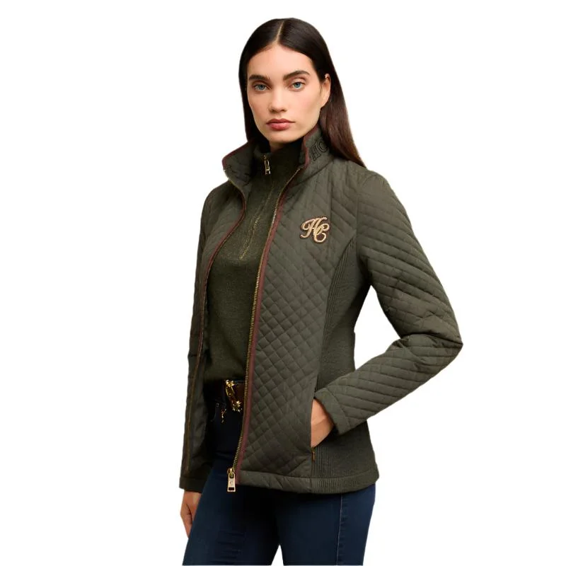 Mid - length women's down coats in a slim fit for a modern and sleek appearanceHolland Cooper Cambridge Ladies Jacket - Dark Olive Mid - length women's down coats in a slim fit for a modern and sleek appearanceHolland Cooper Cambridge Ladies Jacket - Dark Olive