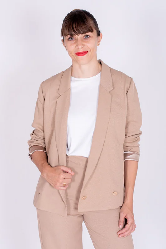 Women's waterproof parka coats with multiple pockets for practicalityI AM Patterns Full Moon Blazer and Dress Women's waterproof parka coats with multiple pockets for practicalityI AM Patterns Full Moon Blazer and Dress