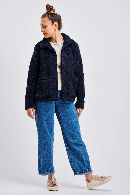 Plus size women's wool blend coats for a warm and stylish winterI AM Patterns Gaston Jacket