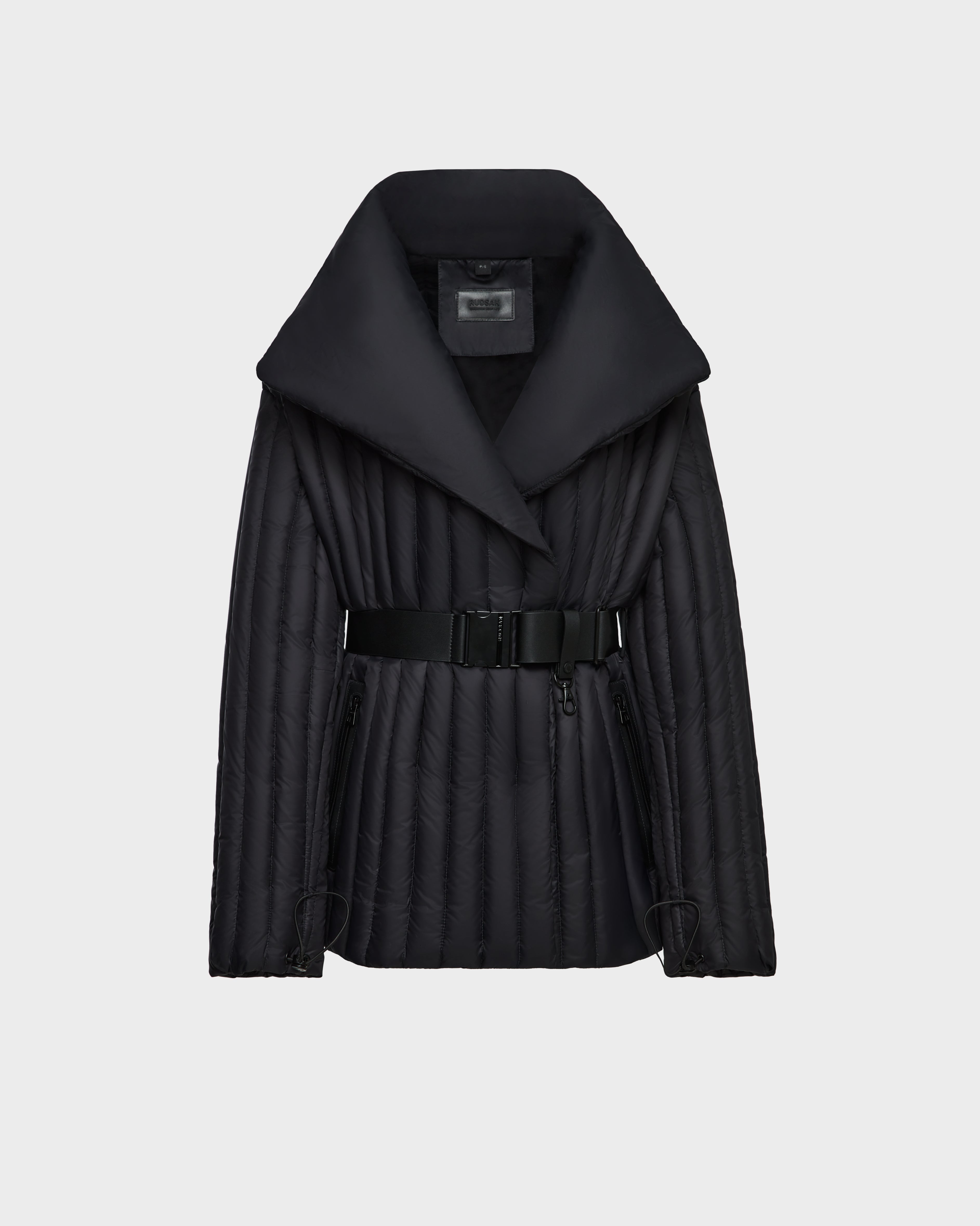Women's reversible down coats with two - tone designs for versatile stylingINES T - 8124625 Black Women's reversible down coats with two - tone designs for versatile stylingINES T - 8124625 Black