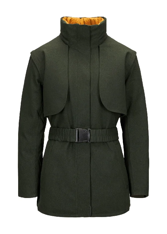 Oversized women's wool coats in a monochromatic look for a trendy outfitOverskyet Padded Coat - Rosin Dark Green Oversized women's wool coats in a monochromatic look for a trendy outfitOverskyet Padded Coat - Rosin Dark Green