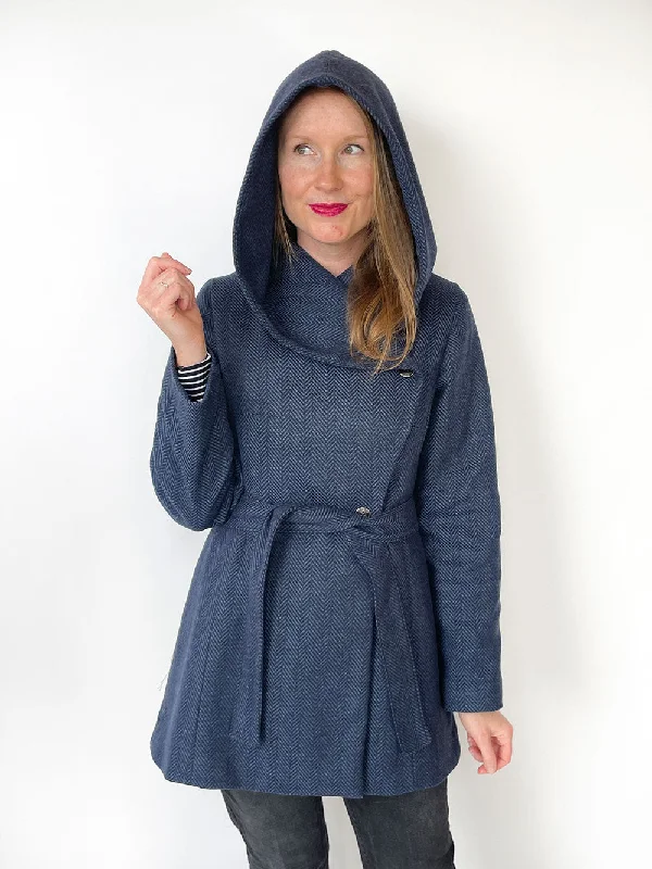 Water - resistant women's trench coats with adjustable cuffs for rainy daysJennifer Lauren Handmade Willa Wrap Coat Hood Expansion Pack Water - resistant women's trench coats with adjustable cuffs for rainy daysJennifer Lauren Handmade Willa Wrap Coat Hood Expansion Pack