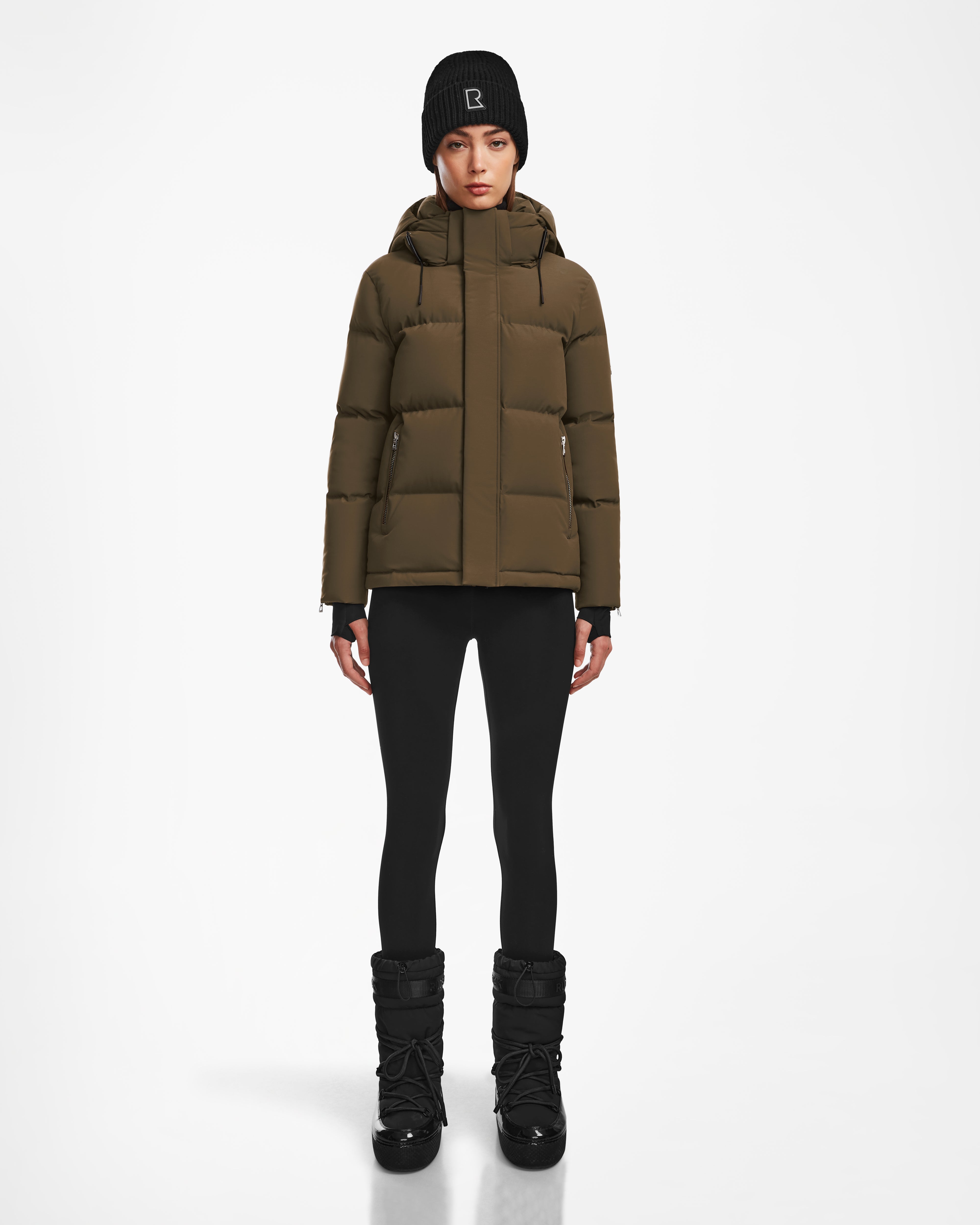 Belted women's cashmere coats in soft pastels for a luxurious feelJOON M - 8123596 Army
