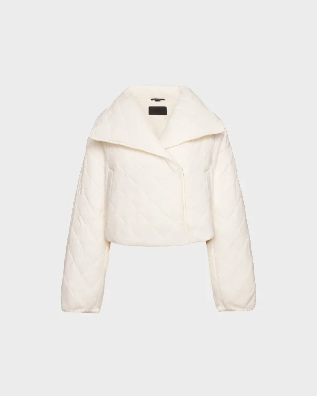 Belted women's cashmere coats in soft pastels for a luxurious feelKALEE - 8124005 Eggshell Belted women's cashmere coats in soft pastels for a luxurious feelKALEE - 8124005 Eggshell