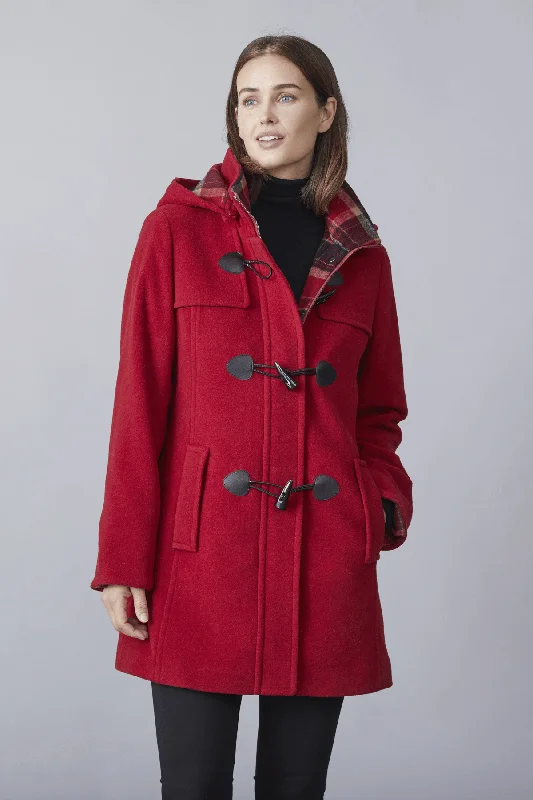 Women's reversible down coats with two - tone designs for versatile stylingKAYA Wool Duffel Coat 2612 Women's reversible down coats with two - tone designs for versatile stylingKAYA Wool Duffel Coat 2612