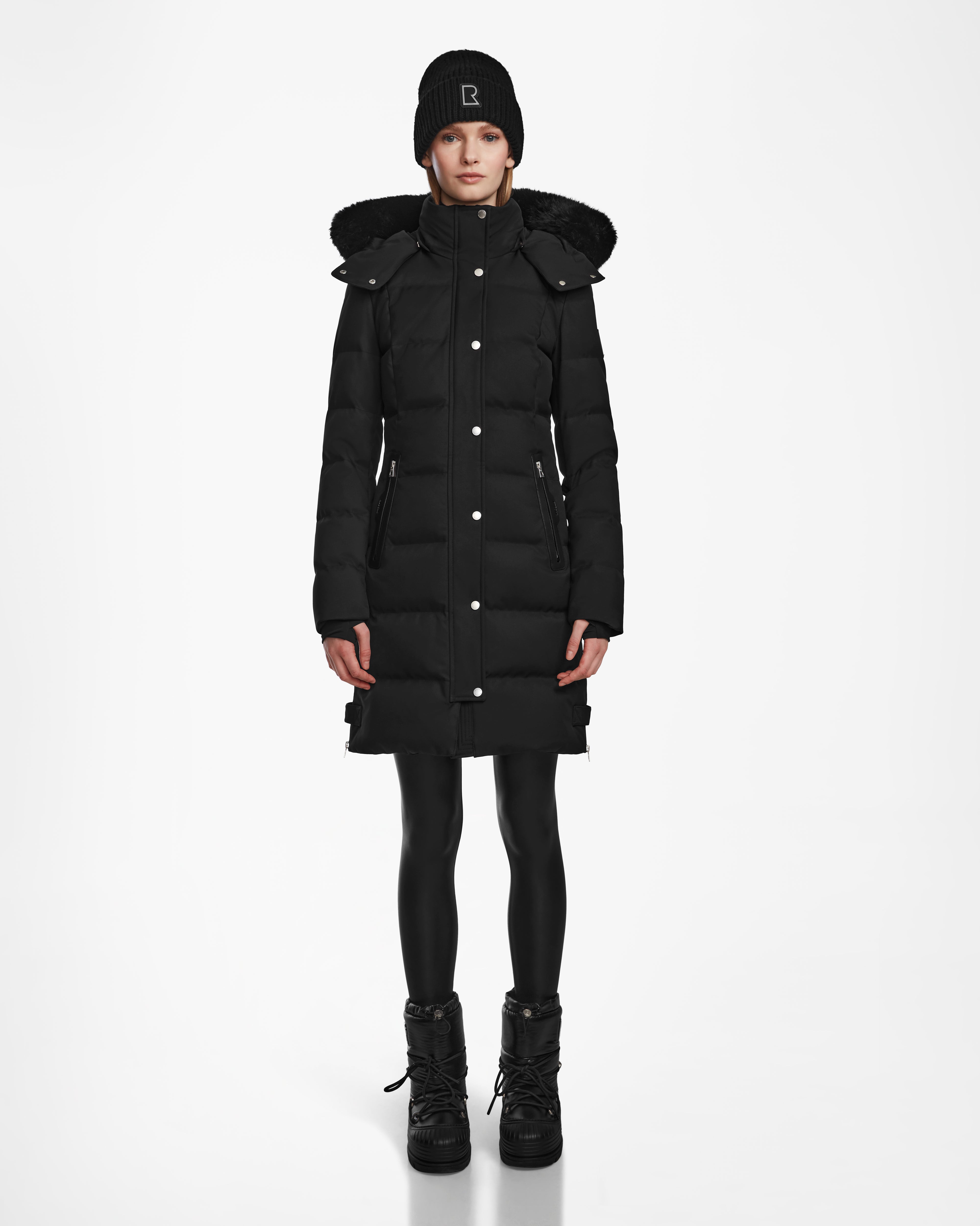 Checkered women's wool coats in a classic pattern for a timeless styleKEHLANI - L124540 Black Checkered women's wool coats in a classic pattern for a timeless styleKEHLANI - L124540 Black
