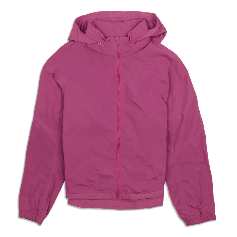 Belted women's cashmere coats in soft pastels for a luxurious feelLightweight Hooded Jacket