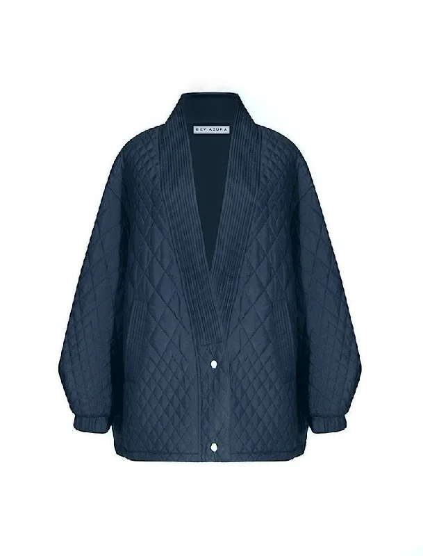 Women's waterproof parka coats with multiple pockets for practicalityLoose Fit Down Parka in Navy Women's waterproof parka coats with multiple pockets for practicalityLoose Fit Down Parka in Navy
