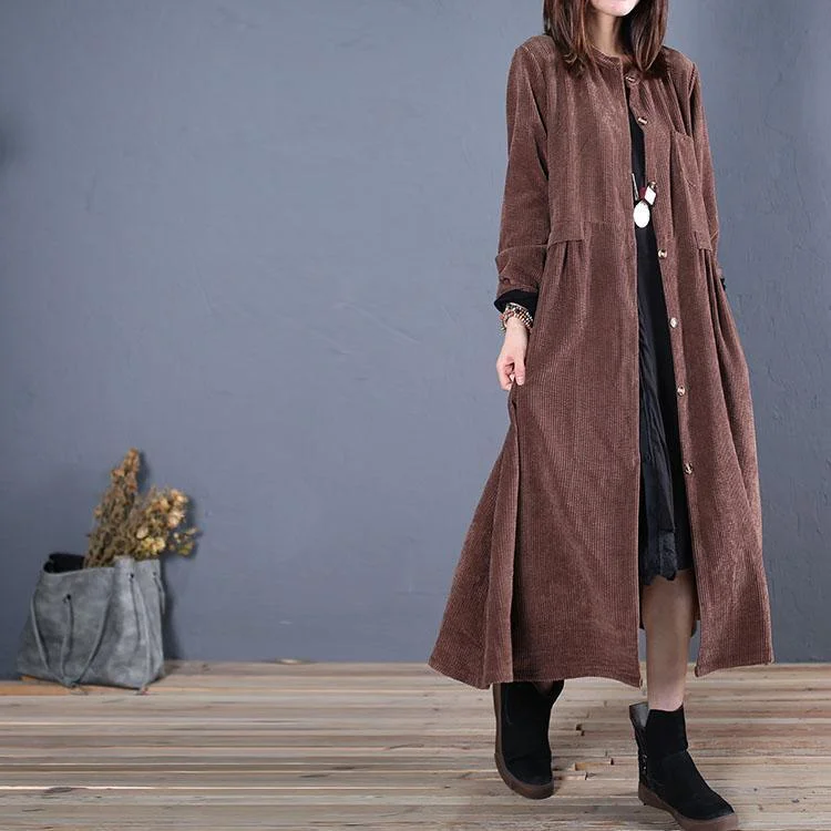 Oversized women's wool coats in a monochromatic look for a trendy outfitLuxury chocolate outwear Loose fitting Coats fall coats o neck pockets Oversized women's wool coats in a monochromatic look for a trendy outfitLuxury chocolate outwear Loose fitting Coats fall coats o neck pockets