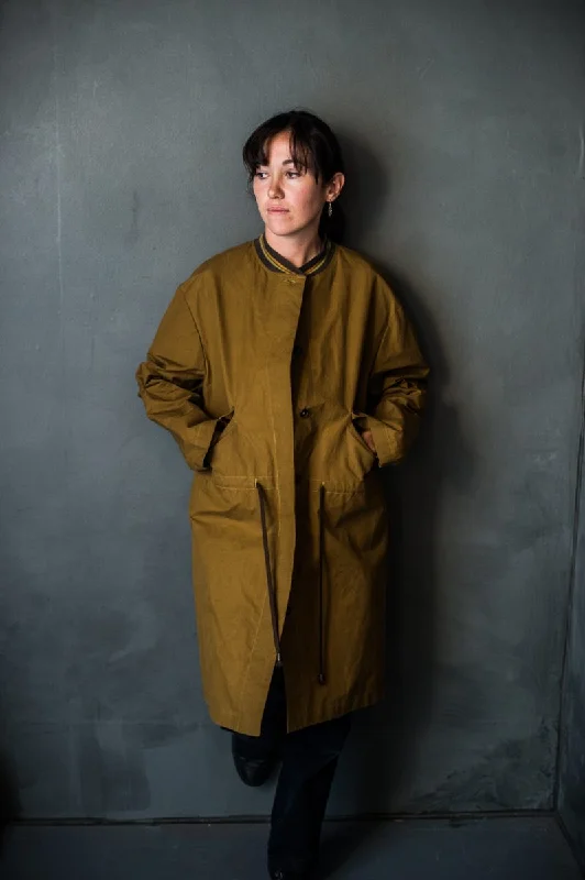 Belted women's cashmere coats in soft pastels for a luxurious feelMerchant & Mills TN31 Parka
