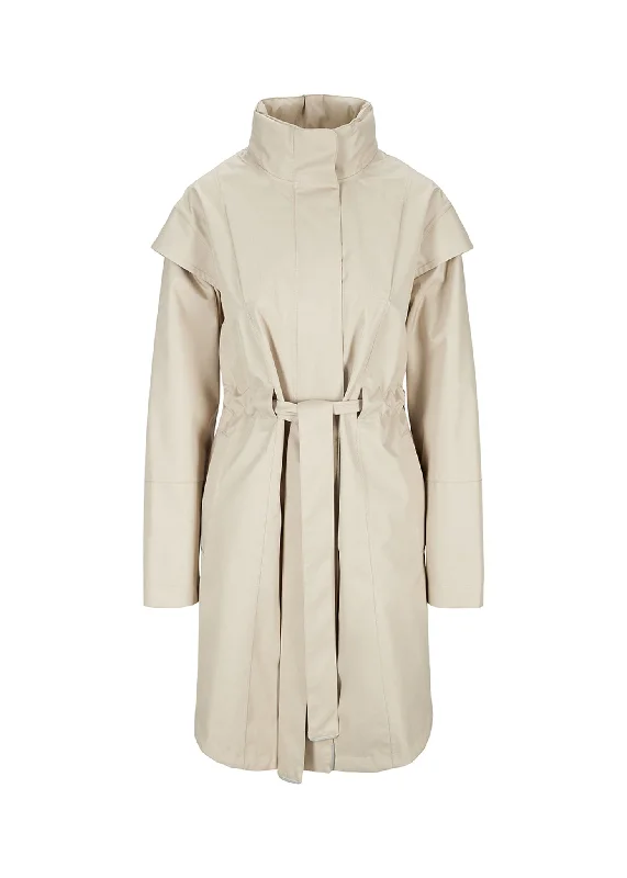 Plus size women's wool blend coats for a warm and stylish winterMonsun Coat - Sand
