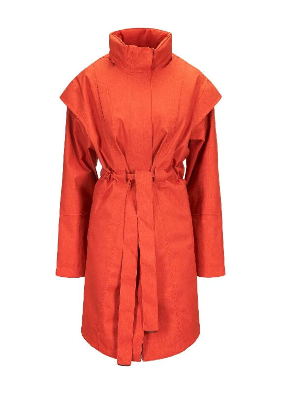 Petite women's wool blend coats with a tailored fit for a flattering silhouetteMonsun Coat - Sunset Orange Petite women's wool blend coats with a tailored fit for a flattering silhouetteMonsun Coat - Sunset Orange