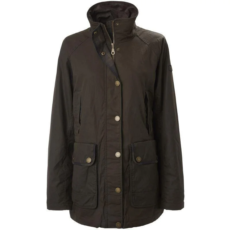 Mid - length women's down coats in a slim fit for a modern and sleek appearanceMusto Ladies Berkeley BR1 Waterproof Wax Jacket - Rifle Green Mid - length women's down coats in a slim fit for a modern and sleek appearanceMusto Ladies Berkeley BR1 Waterproof Wax Jacket - Rifle Green