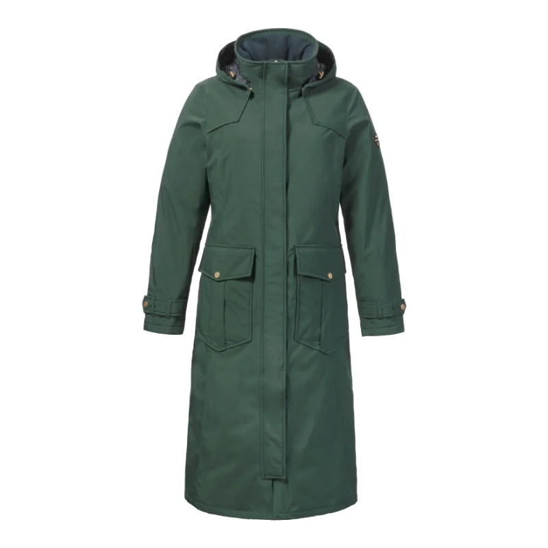 Hooded women's puffer coats in neon colors for high - visibility sportsMusto x Fairfax & Favor Odyssey Primaloft Ladies Waterpoof Coat - Darkest Spruce Hooded women's puffer coats in neon colors for high - visibility sportsMusto x Fairfax & Favor Odyssey Primaloft Ladies Waterpoof Coat - Darkest Spruce