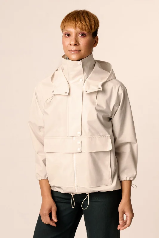 Shearling - lined women's leather coats for ultimate warmth and luxuryNamed Sirkka Hooded Jacket