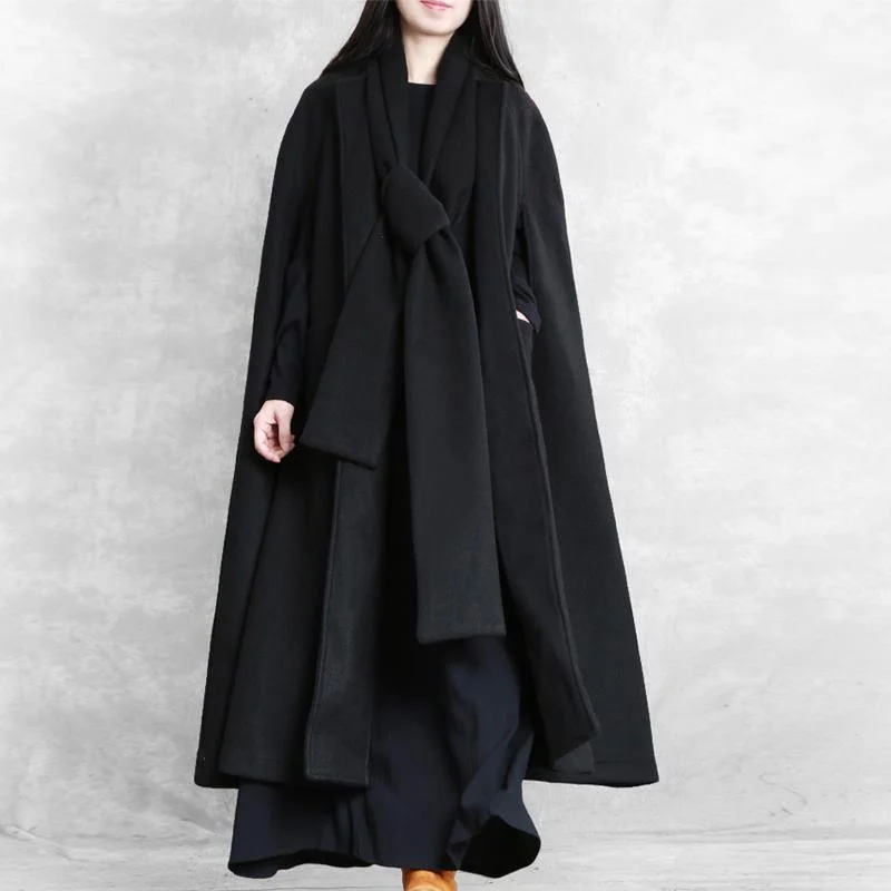 Quilted down women's coats with removable hoods for outdoor activitiesNew Black Woolen Coats Loose Fitting Long Coat Winter Jackets Multiple Wearing Methods Quilted down women's coats with removable hoods for outdoor activitiesNew Black Woolen Coats Loose Fitting Long Coat Winter Jackets Multiple Wearing Methods