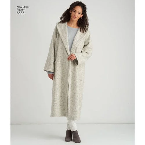 Women's reversible down coats with two - tone designs for versatile stylingNew Look Coat N6585 Women's reversible down coats with two - tone designs for versatile stylingNew Look Coat N6585