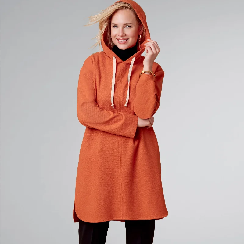 Women's reversible down coats with two - tone designs for versatile stylingNew Look Jacket or Tunic N6706