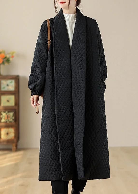 Belted women's cashmere coats in soft pastels for a luxurious feelOriginal Design Black Pockets Thick Loose Fine Cotton Filled Coats Winter Belted women's cashmere coats in soft pastels for a luxurious feelOriginal Design Black Pockets Thick Loose Fine Cotton Filled Coats Winter