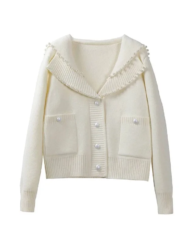 Petite women's wool blend coats with a tailored fit for a flattering silhouettePearl Trimmed Pocket Soft Cardigan Petite women's wool blend coats with a tailored fit for a flattering silhouettePearl Trimmed Pocket Soft Cardigan