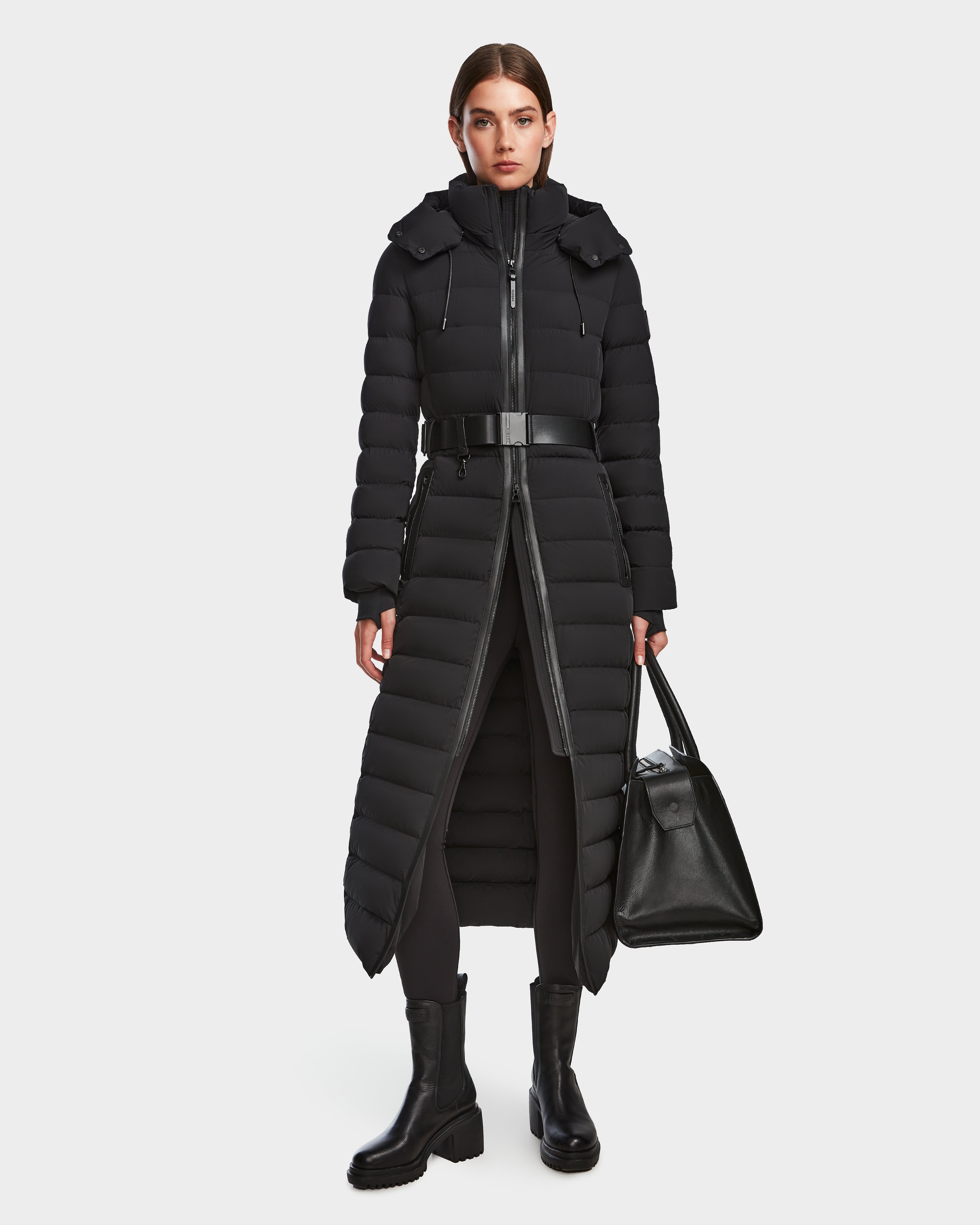 Women's reversible down coats with two - tone designs for versatile stylingPELIN L - 8124815 Black Women's reversible down coats with two - tone designs for versatile stylingPELIN L - 8124815 Black