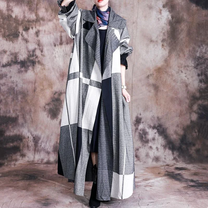Plus size women's wool blend coats for a warm and stylish winterPlaid Woolen Outwear Casual Long Jackets Fall Winter Outwear Big Lapel Collar Plus size women's wool blend coats for a warm and stylish winterPlaid Woolen Outwear Casual Long Jackets Fall Winter Outwear Big Lapel Collar