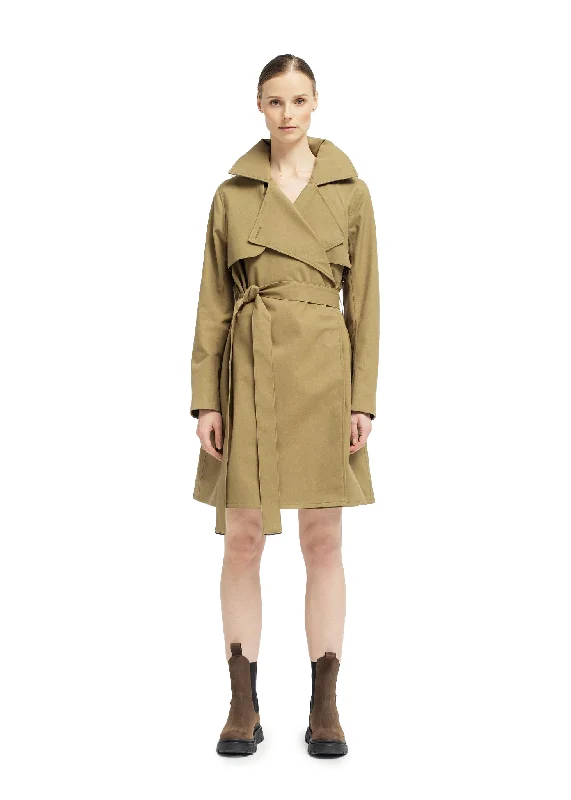 Women's waterproof parka coats with multiple pockets for practicalityYr Coat - Lizard Green Women's waterproof parka coats with multiple pockets for practicalityYr Coat - Lizard Green