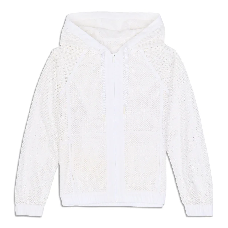 Women's waterproof parka coats with multiple pockets for practicalityRelaxed Fit Mesh Jacket Women's waterproof parka coats with multiple pockets for practicalityRelaxed Fit Mesh Jacket
