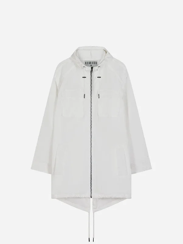 Checkered women's wool coats in a classic pattern for a timeless styleRiver Recycled PET Waterproof Rain Coat | Off White Checkered women's wool coats in a classic pattern for a timeless styleRiver Recycled PET Waterproof Rain Coat | Off White