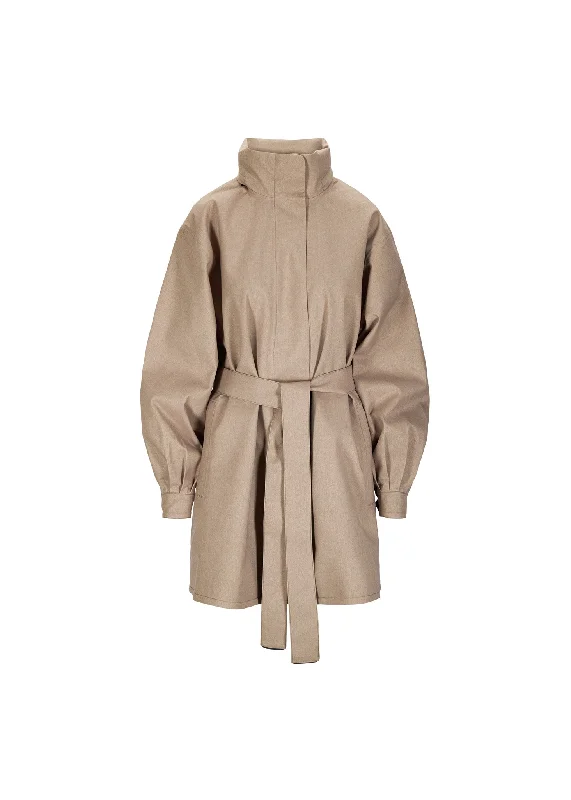 Oversized women's wool coats in a monochromatic look for a trendy outfitRossby Coat - Taupe Oversized women's wool coats in a monochromatic look for a trendy outfitRossby Coat - Taupe