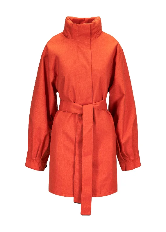 Women's longline double - breasted camel coats for a sophisticated lookRossby Coat - Sunset Orange Women's longline double - breasted camel coats for a sophisticated lookRossby Coat - Sunset Orange