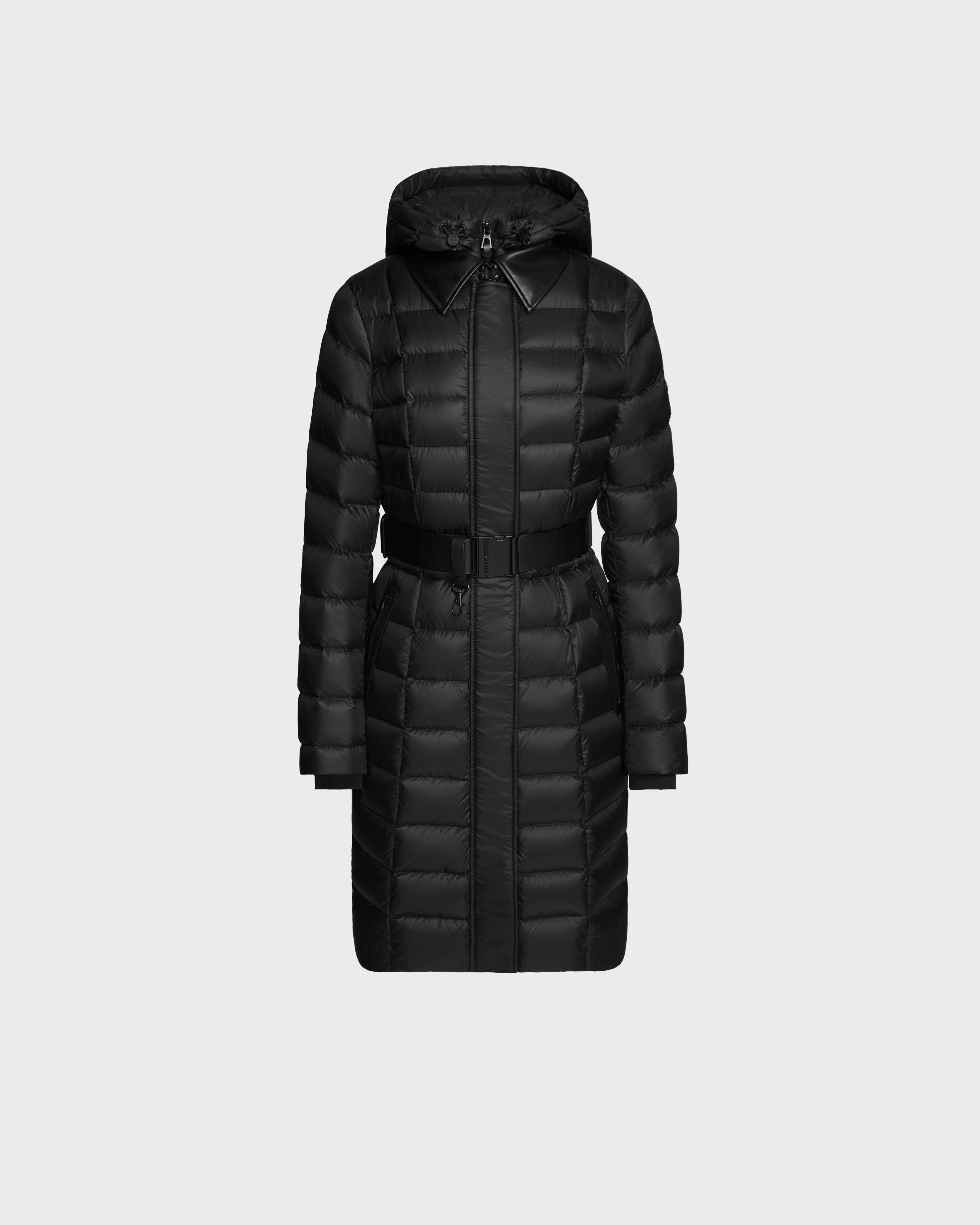 Shearling - lined women's leather coats for ultimate warmth and luxuryROXIE S - 8124583 Black