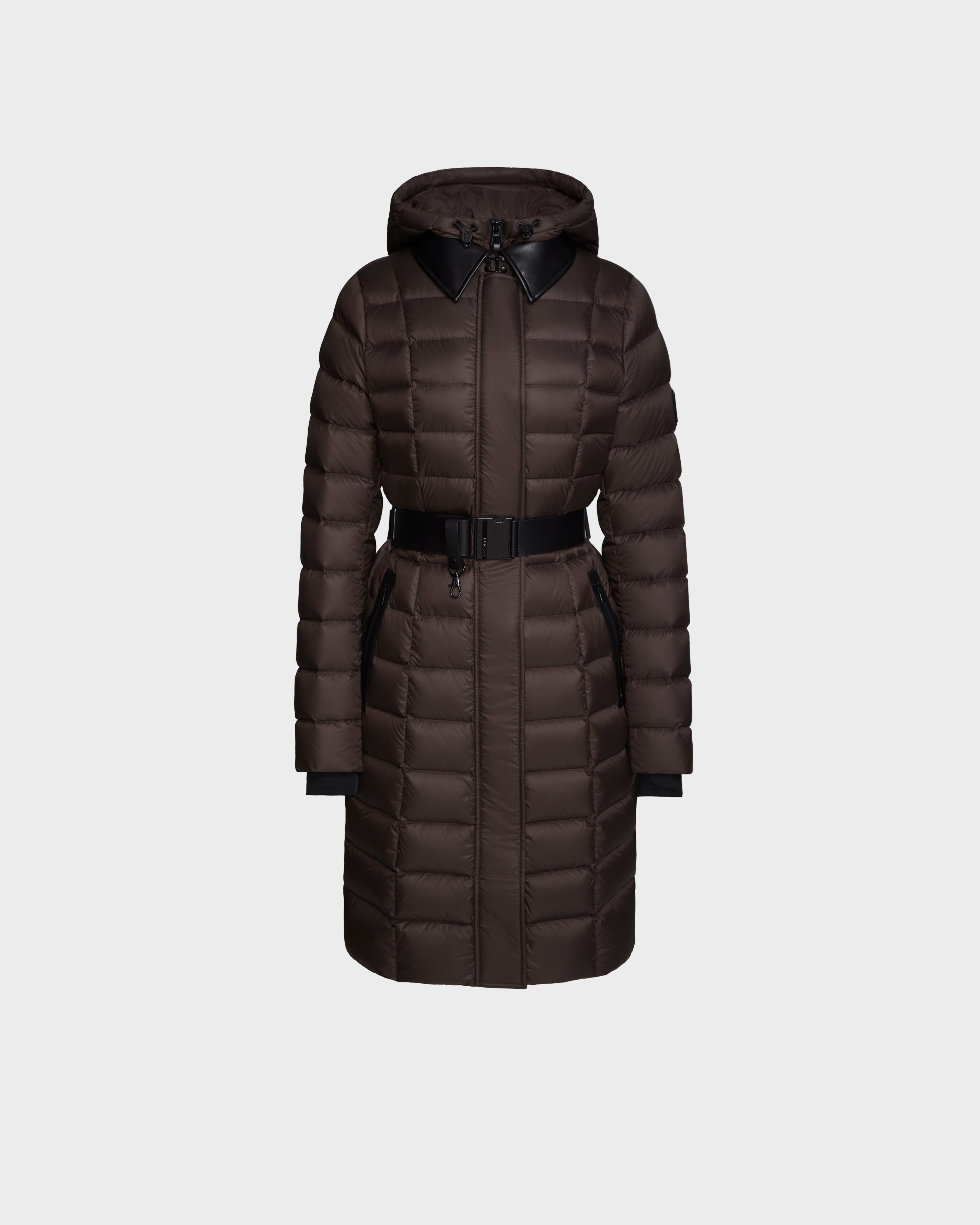 Mid - length women's down coats in a slim fit for a modern and sleek appearanceROXIE S - 8124583 Espresso Mid - length women's down coats in a slim fit for a modern and sleek appearanceROXIE S - 8124583 Espresso